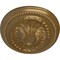 Ekena Millwork Saverne Ceiling Medallion, Hand-Painted Pale Gold, 18 1/2"W x 13 1/2"H x 1 7/8"P CM18SAPAS - alternate 2